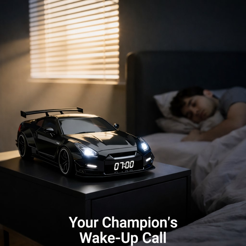Hypercar Alarm Clock - Realistic Engine and Light Effects