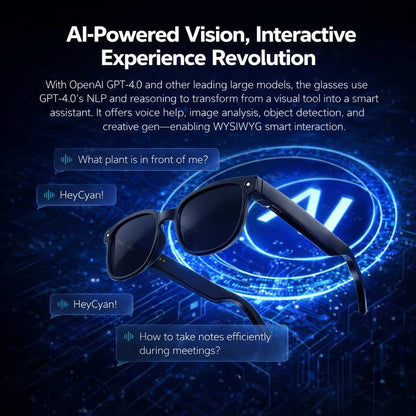 AI Smart Camera Glasses