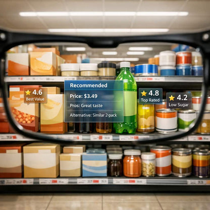 AI Smart Camera Glasses